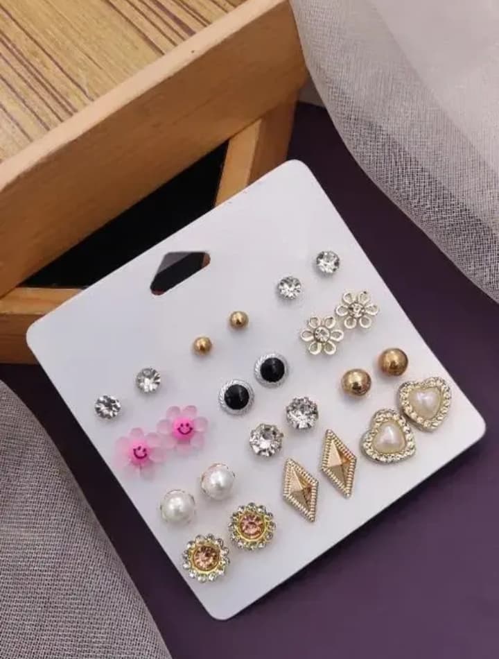 "12 Stylish Earring Combos Every Girl Needs"