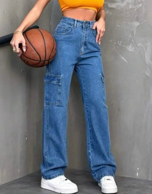 "Chill and Trendy: Oversized Jeans for Every Girl"
