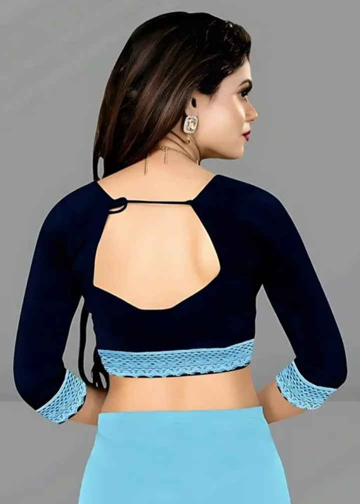 Elegant Blue Silk Saree for Special Occasions