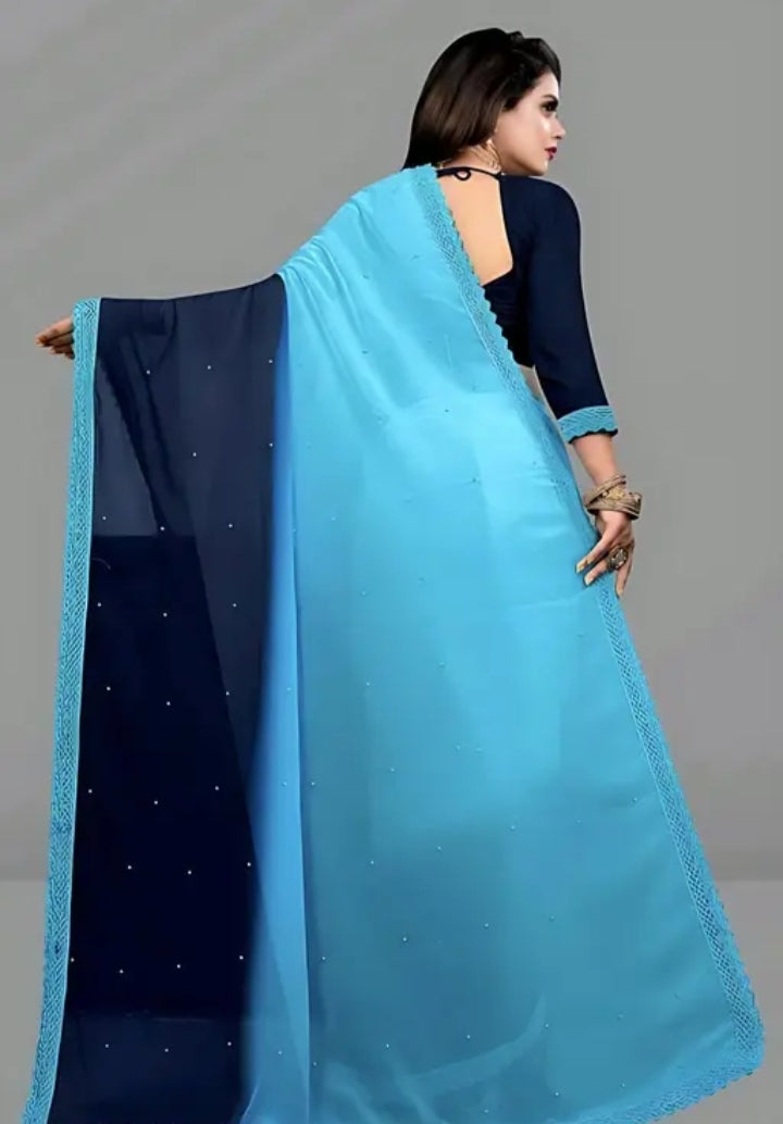 Elegant Blue Silk Saree for Special Occasions