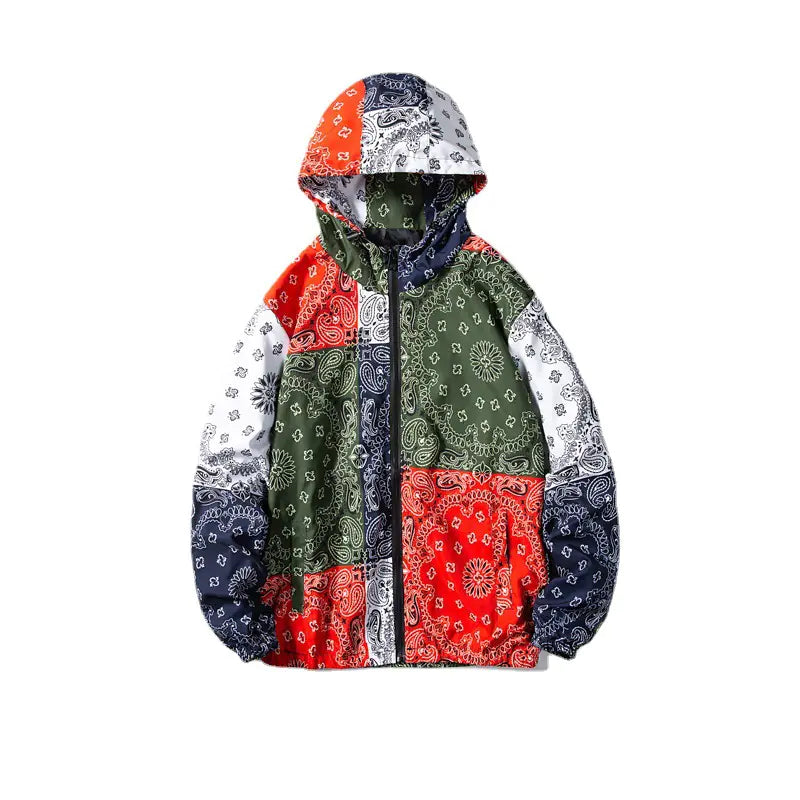 Men's Hooded Jacket for Spring and Autumn Wear